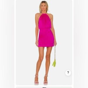 NWT Retrofete Neon Pink Anahita Dress XL Backless Sexy Elegant Never Worn